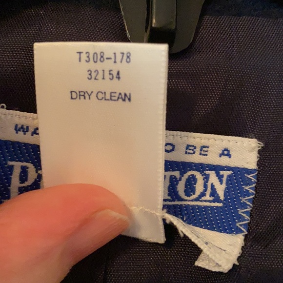 Vintage Pendleton Wool Blazer - Navy Blue - Picture 7 of 7